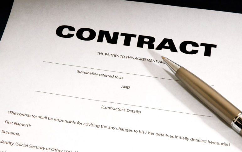 Contract agreement Dan Burke