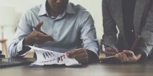 two people meeting for a legal business coaching meeting