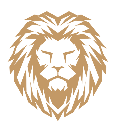 lion logo for dan burke